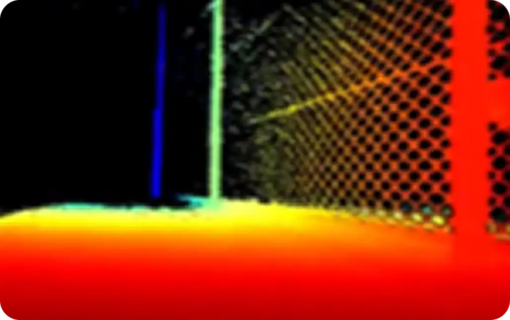 Path along mesh fence